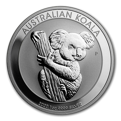 1 unza srebra - Australian Koala 2020